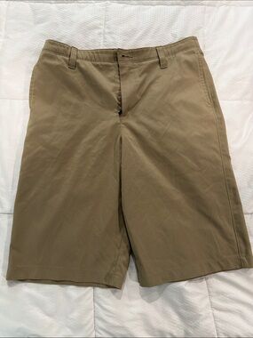 Under Armour Men's KhakiTan Flat-Front Performance Shorts